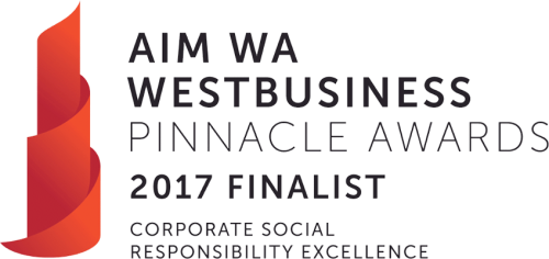 Image Shows: of AIM WA westbusiness pinnacle awards 2017 finalist logo