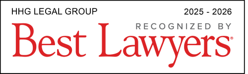 Image Shows: HHG Legal Group recognised by Best Lawyers 2025-2026 logo