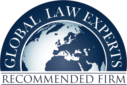 Image Shows: of Global Law Experts recommended firm logo