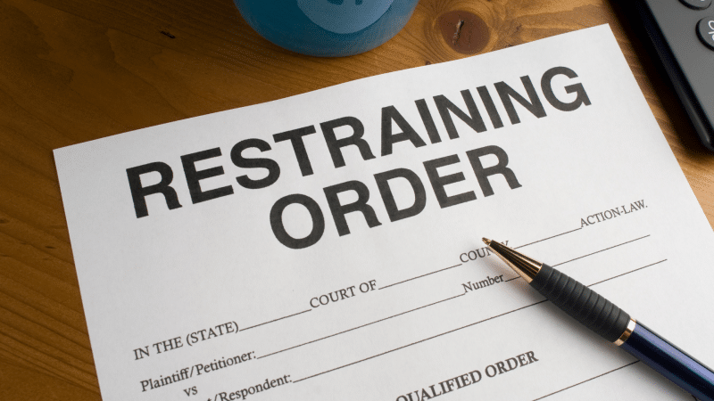 Restraining order