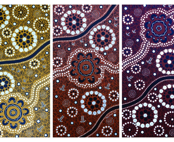 Image Shows: indigenous art