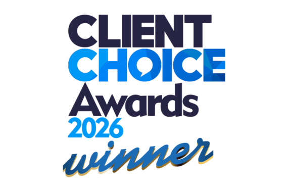 Image shows Client Choice Awards 2026 Winner logo. HHG Legal Group won in the awards