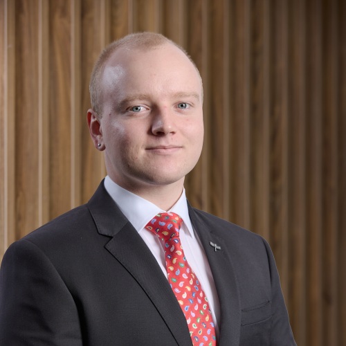 Image Shows: Portrait picture of HHG Legal Group Corporate Services Lead Ayden Dalgleish